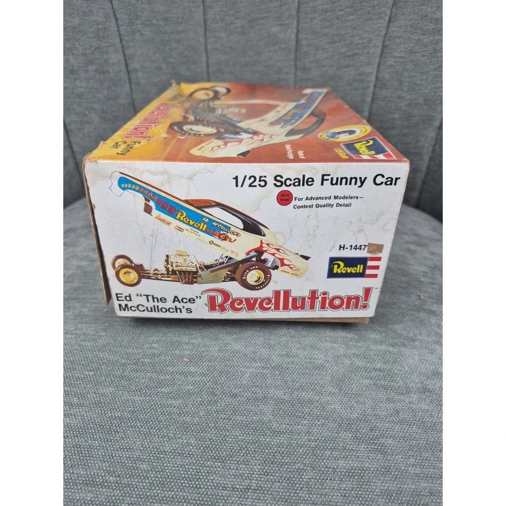 1973 Revell H-1447 Ed The Ace McCulloch Revellution 1/25 Funny Car NEW OPEN BOX